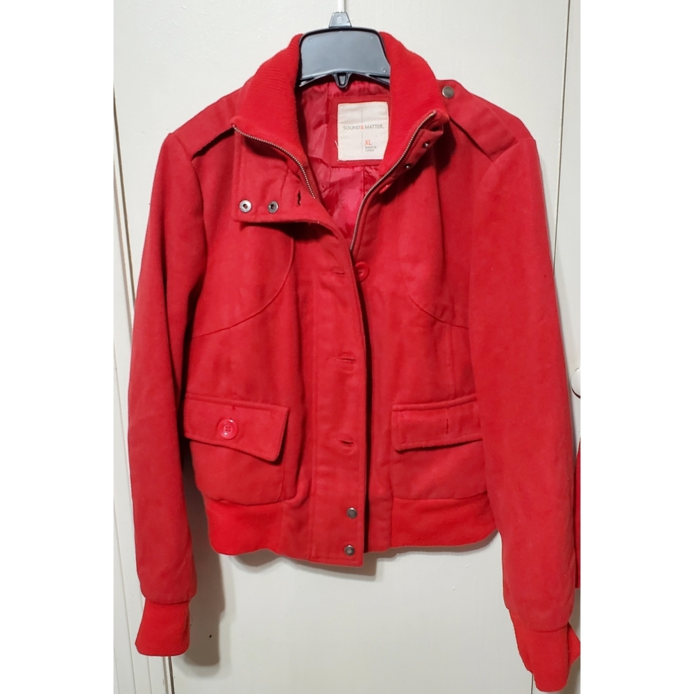 Red Bomber Jacket
